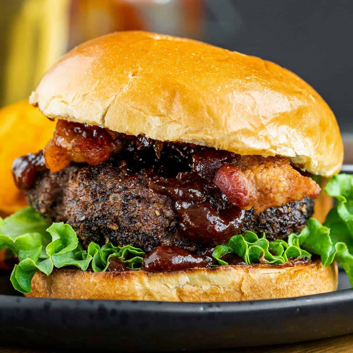 Sweet and Spicy Bacon Burger